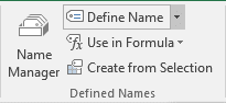 Creating And Using Named Ranges Microsoft Excel 16