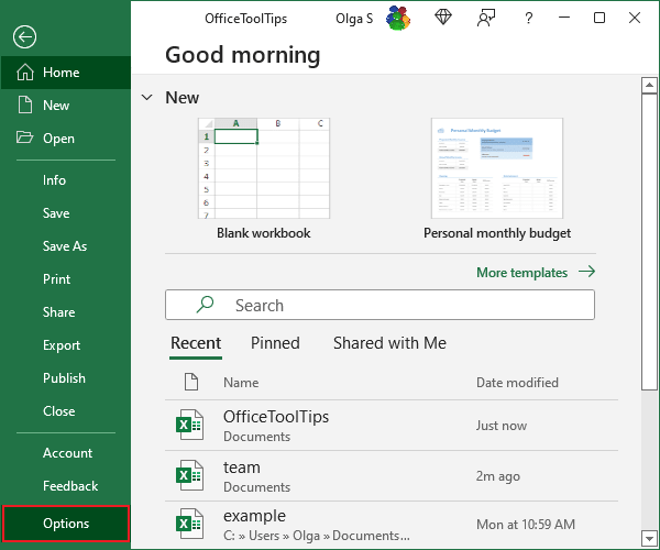 print preview microsoft excel 365