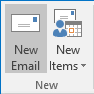 New message in Outlook 2016