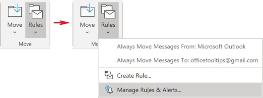 can you export rules in outlook for mac