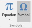 Symbol in PowerPoint 2016