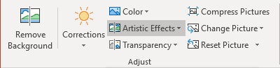 Artistic Effects in PowerPoint 365