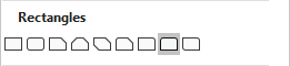 Rectangle - Top Corners Rounded in Excel 365