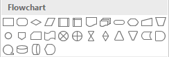 Flowchart items in Word 2016