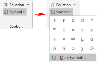 how to type a flat symbol in word