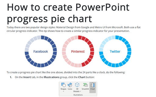 How To Create Full Circle Progress Charts In Powerpoint Microsoft Powerpoint 16