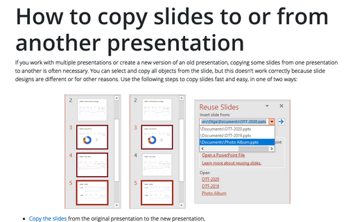 manage multiple presentations powerpoint 2016